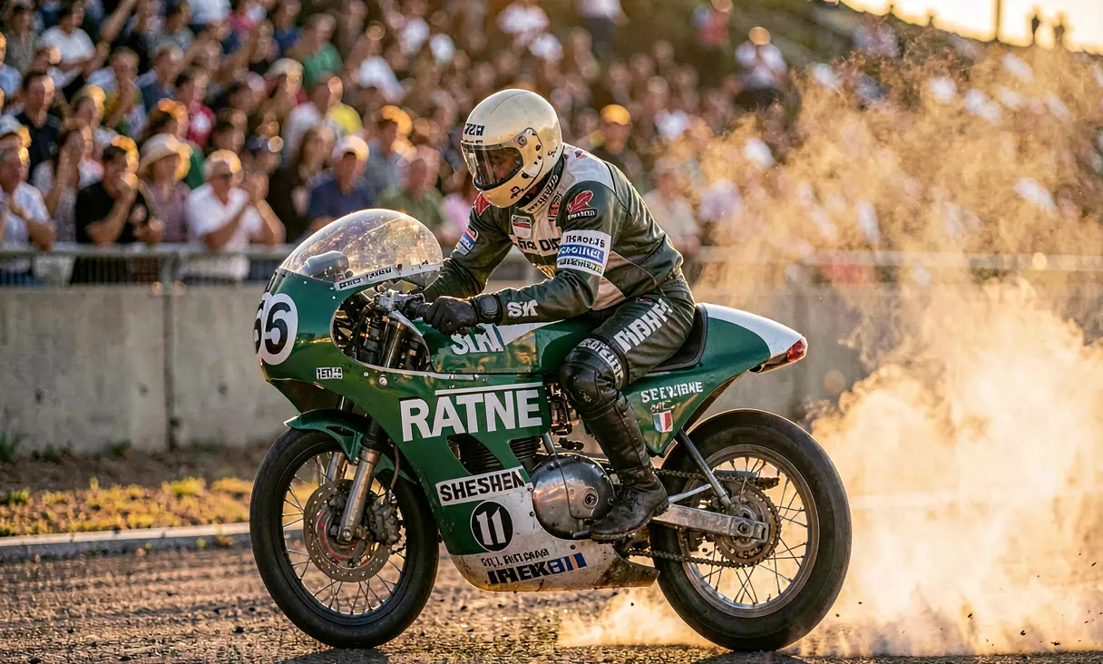 Barry Sheene - 2 World Championships & 7 Pole Positions Record (Historic)