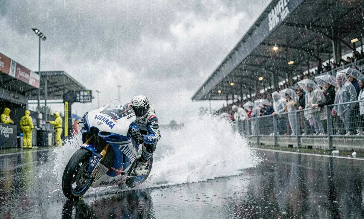 2004 Le Mans – Rossi's rain victory