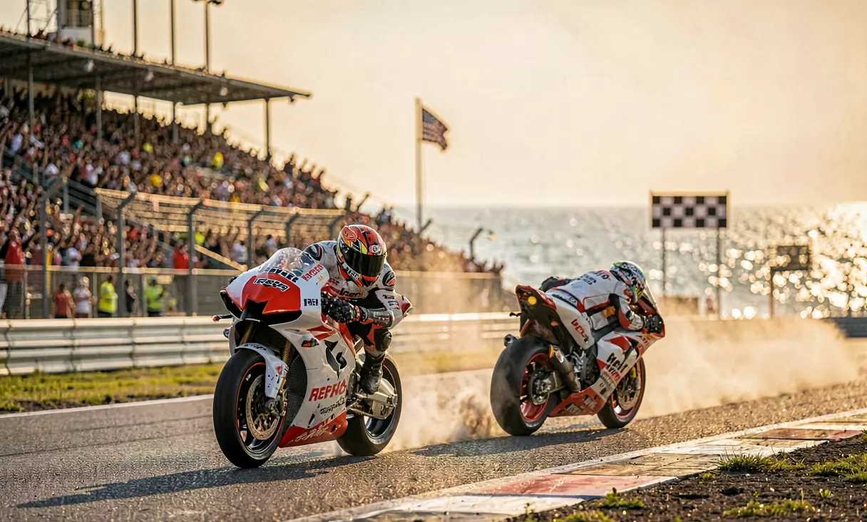 2008 Misano – Stoner's last-lap pass on Pedrosa